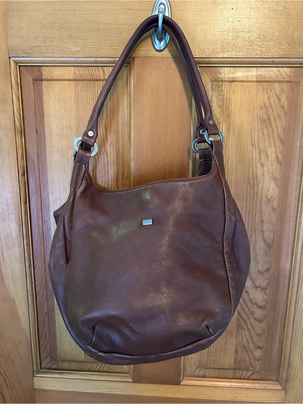 Brown Leather Shoulder Bag - Unbranded